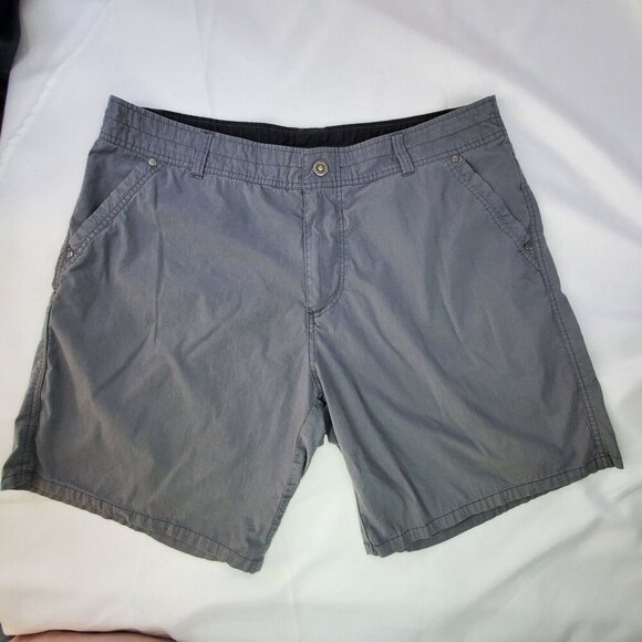 Kühl Mens Cargo Shorts Size 40 Gray Outdoor Adventure Hiking Utility Gorpcore - Picture 9 of 9